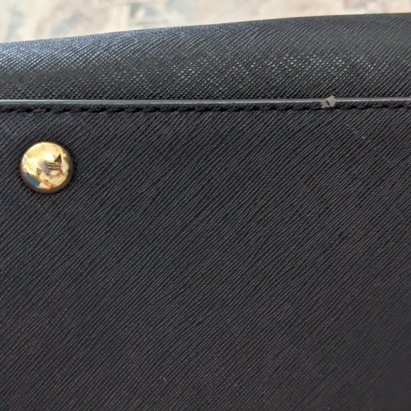 Michael Kors Large Saffiano Leather Structured Satchel - Picture 10 of 12